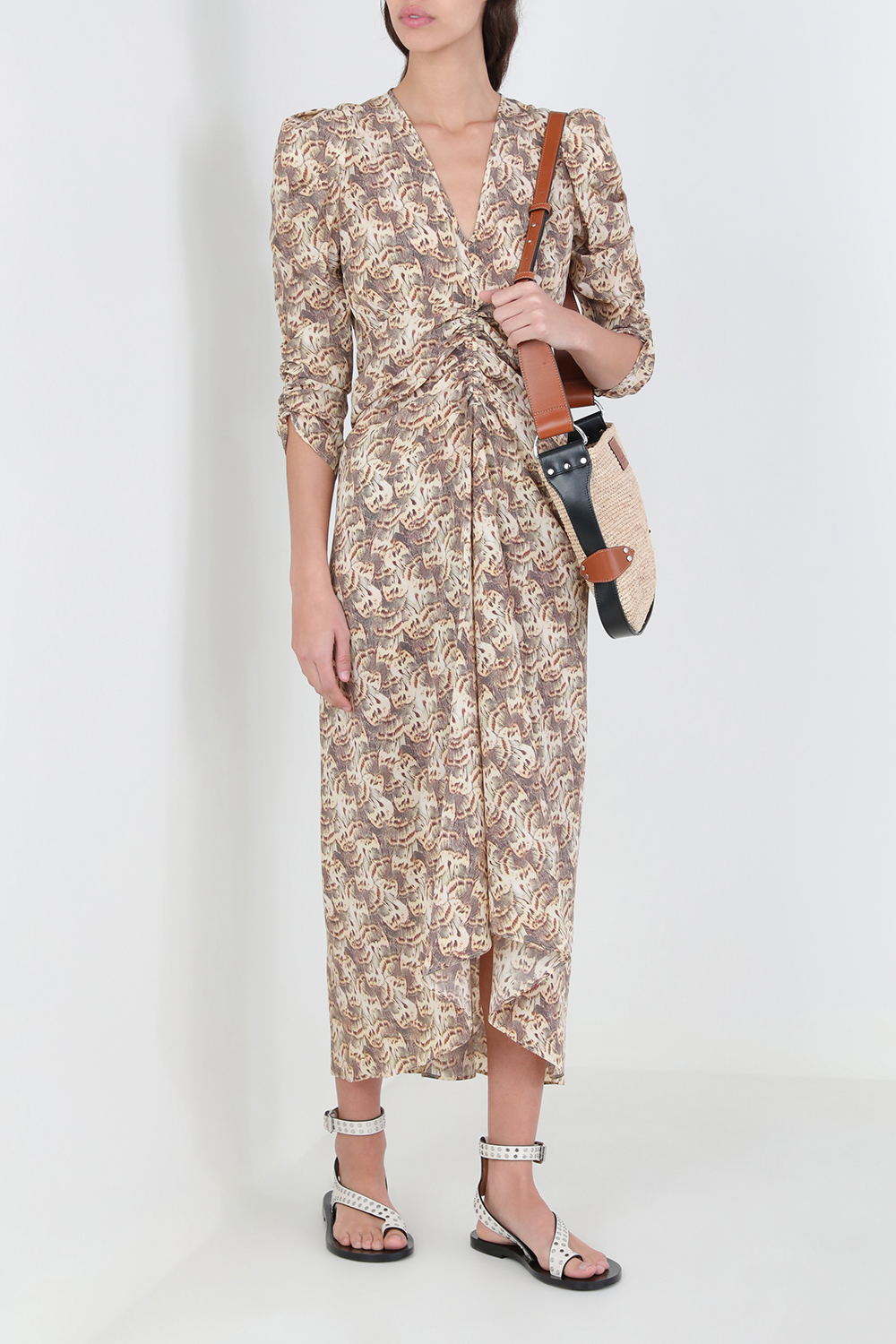 תמונת דוגמן קידמית של סנדלי אצבע