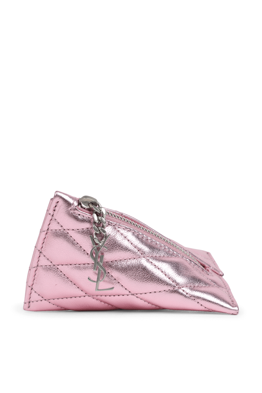 תמונה קידמית של תיק ברלינגו בגודל קטן בגוון ורוד מבריק