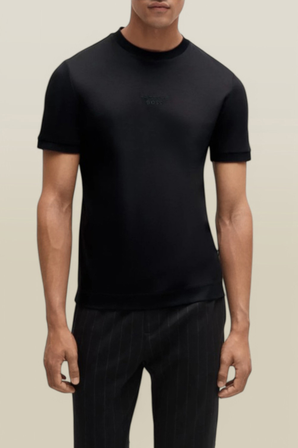 תמונת דוגמן קידמית של בוס X פורשה חולצת טי