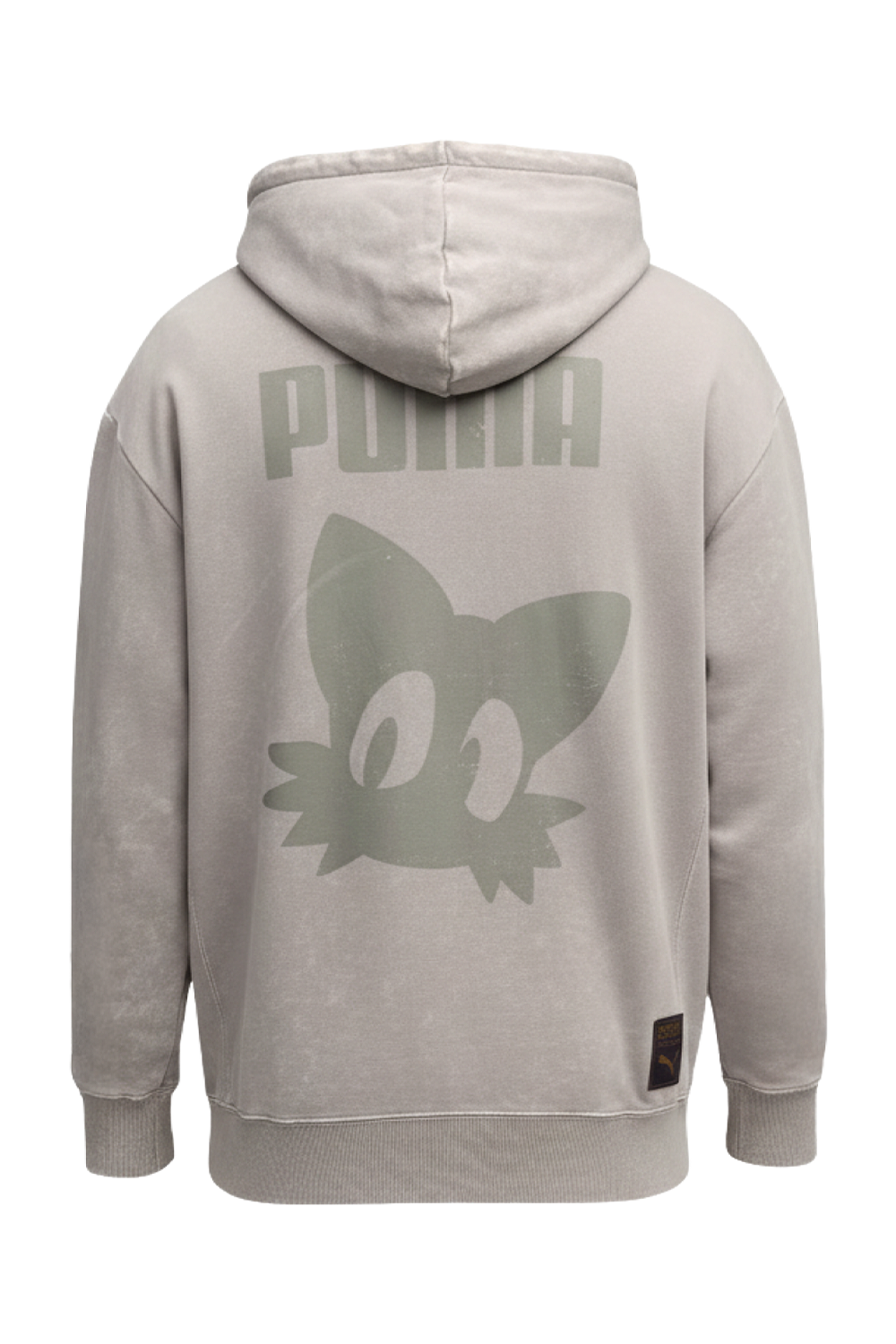 תמונה אחורית של פומה X סוניק סווטישרט קפוצ'ון