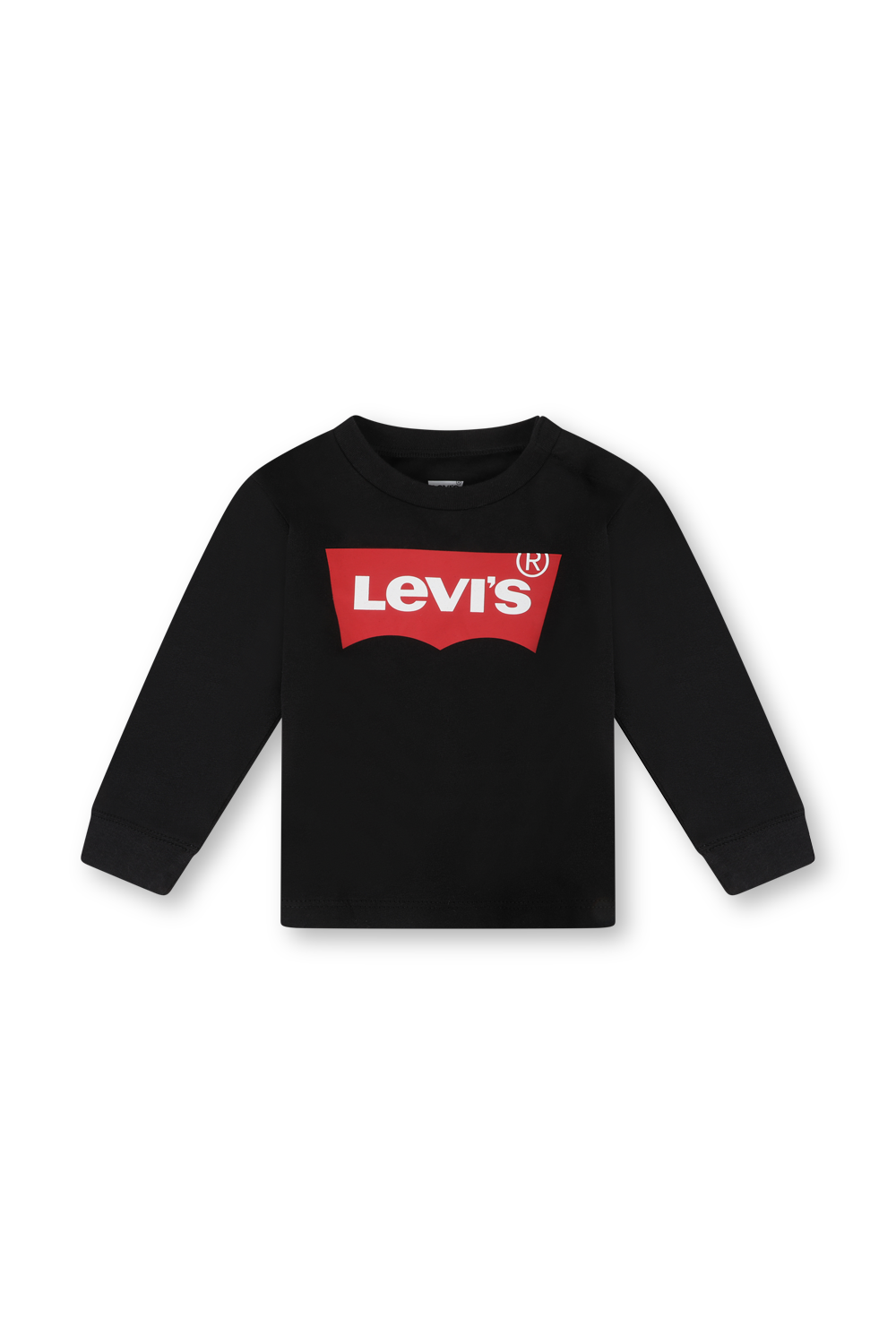 תמונה קידמית של גילאי 3-9 חודשים חולצת באטווינג בשחור