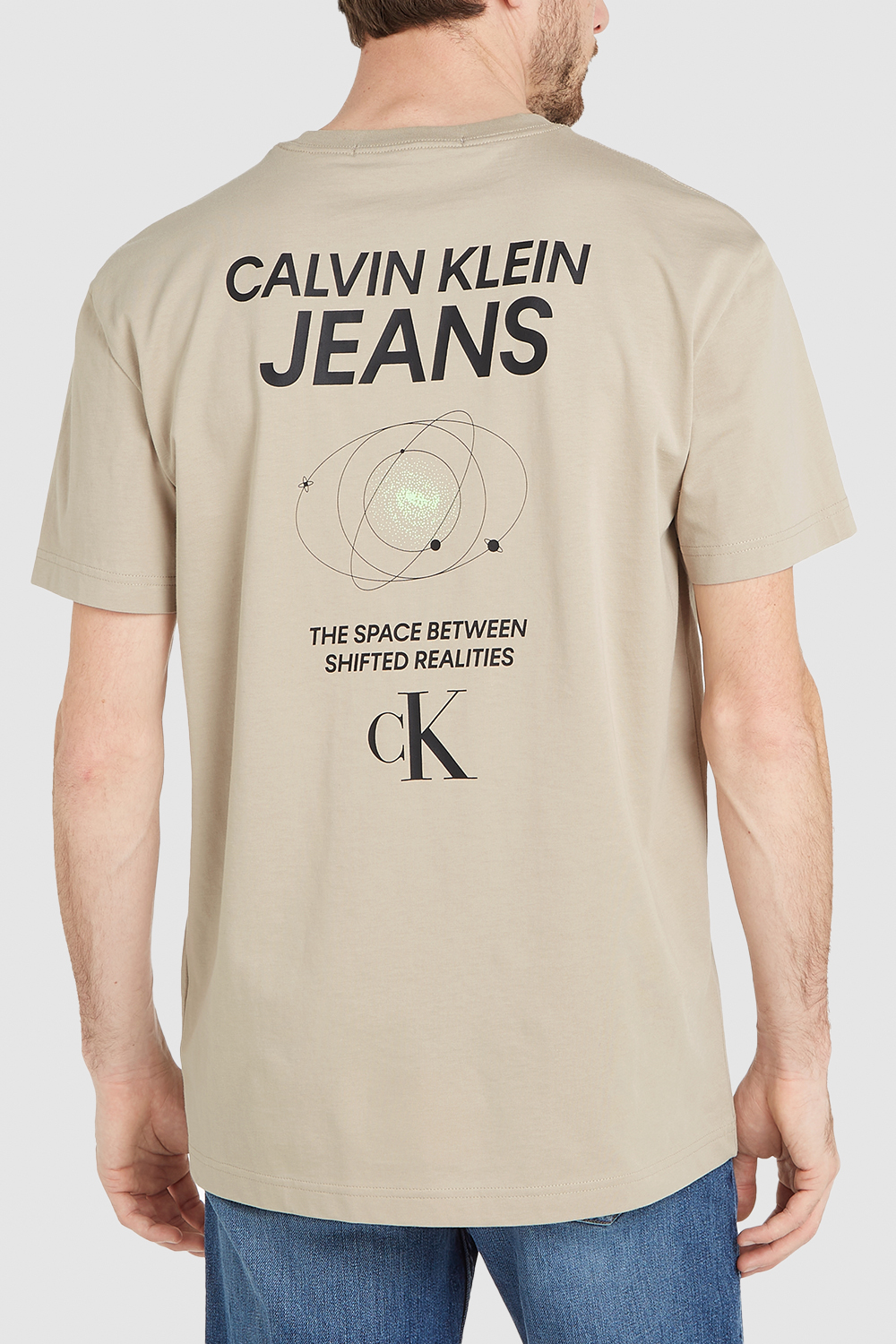חולצת טי עם הדפס חלל CALVIN KLEIN