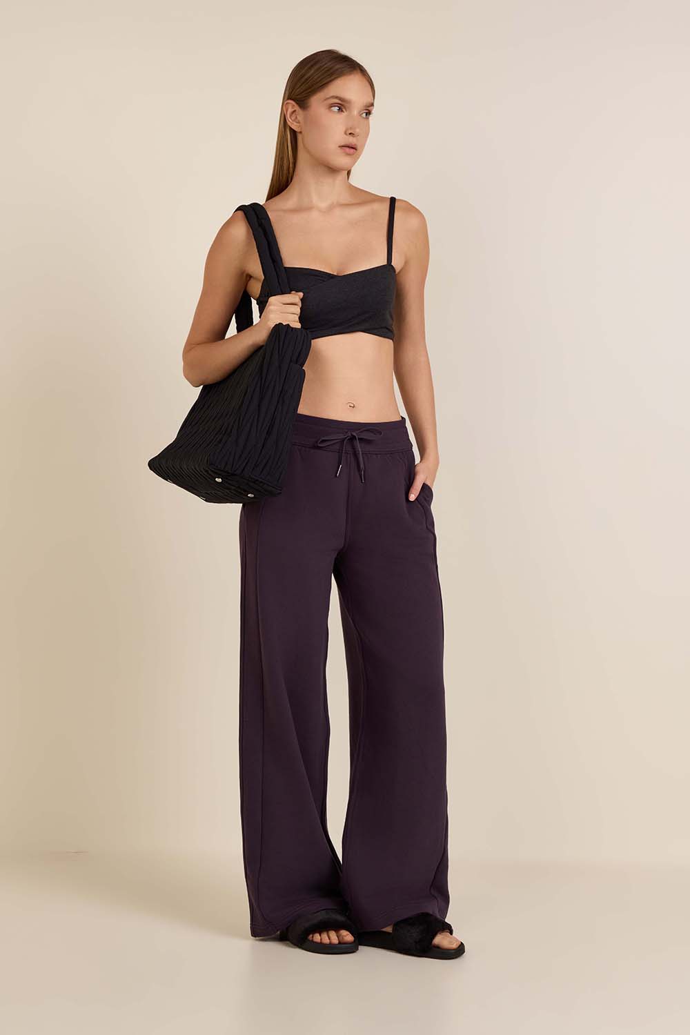 תמונת דוגמן קידמית של Restfeel Faux Fur Slide