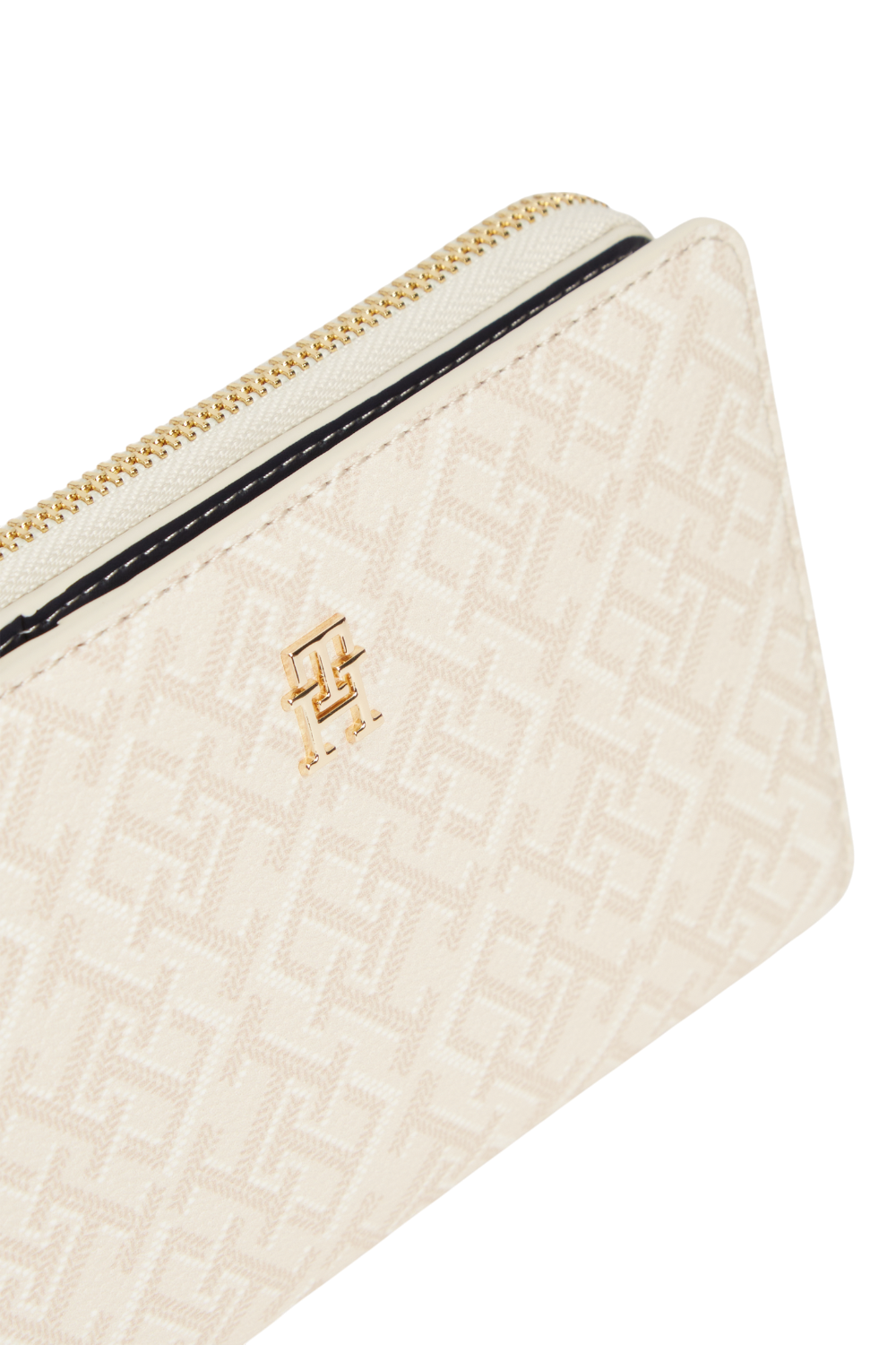 תמונת תקריב של ארנק עור