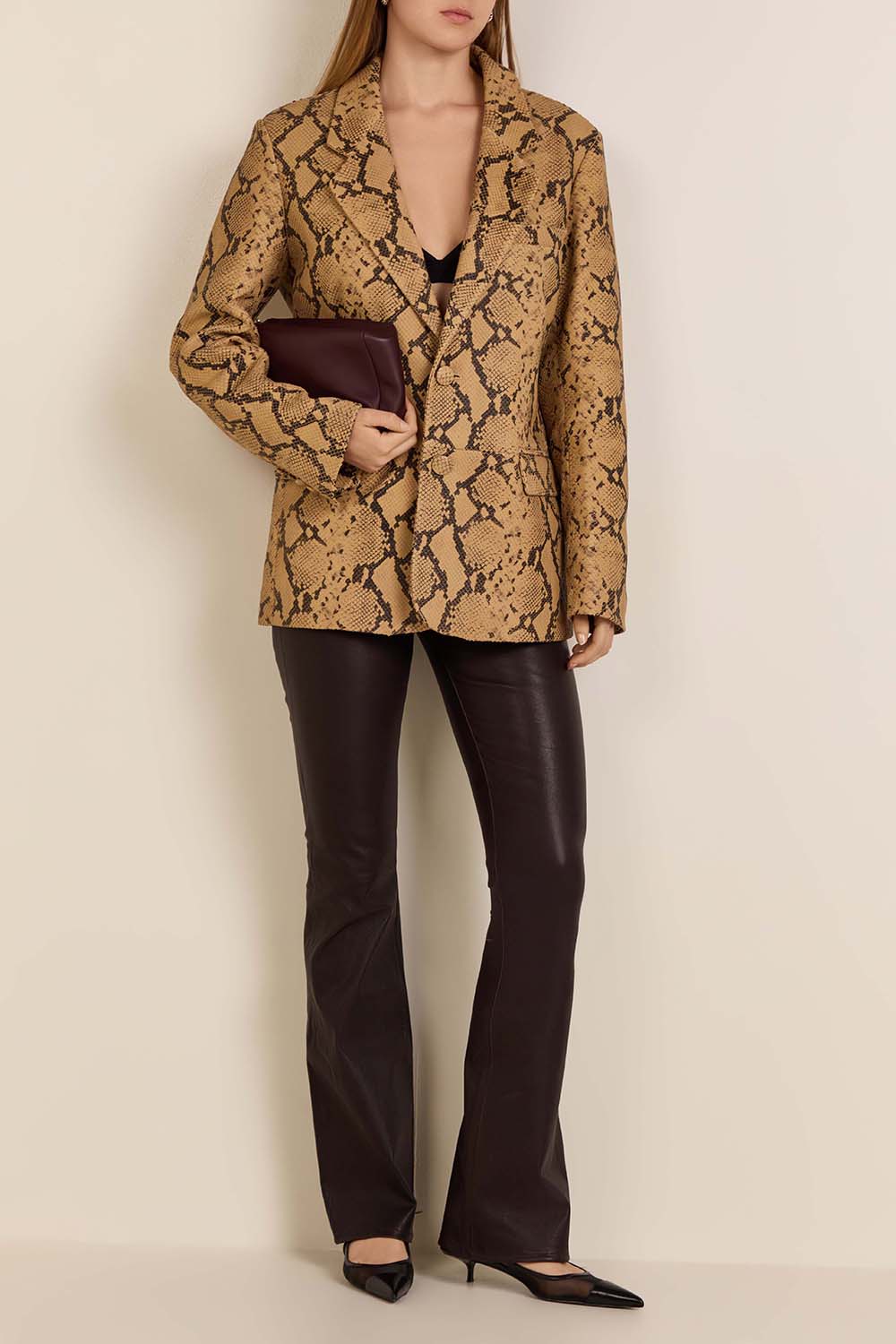 תמונת דוגמן קידמית של תיק קלאץ'