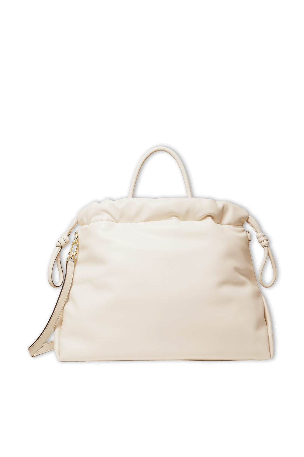 תיק קרוס עם שרשרת בצבע שמנת