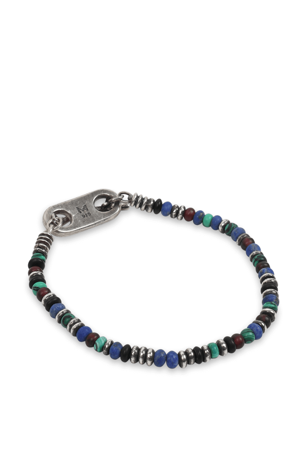 צמיד 9 ממ מדיסקיות כסף ומיקס חרוזים צבעוניים