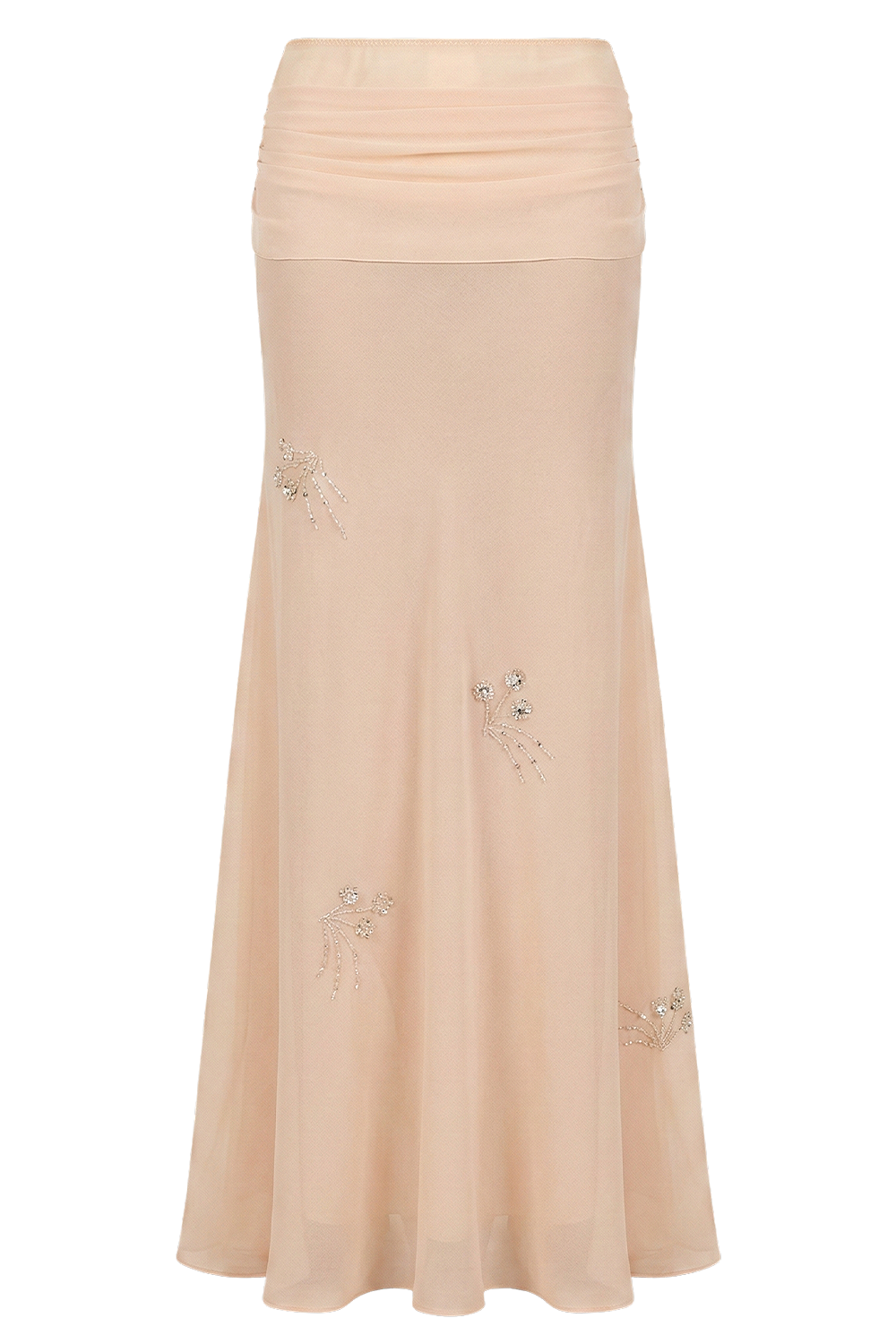 תמונה קידמית של חצאית מקסי