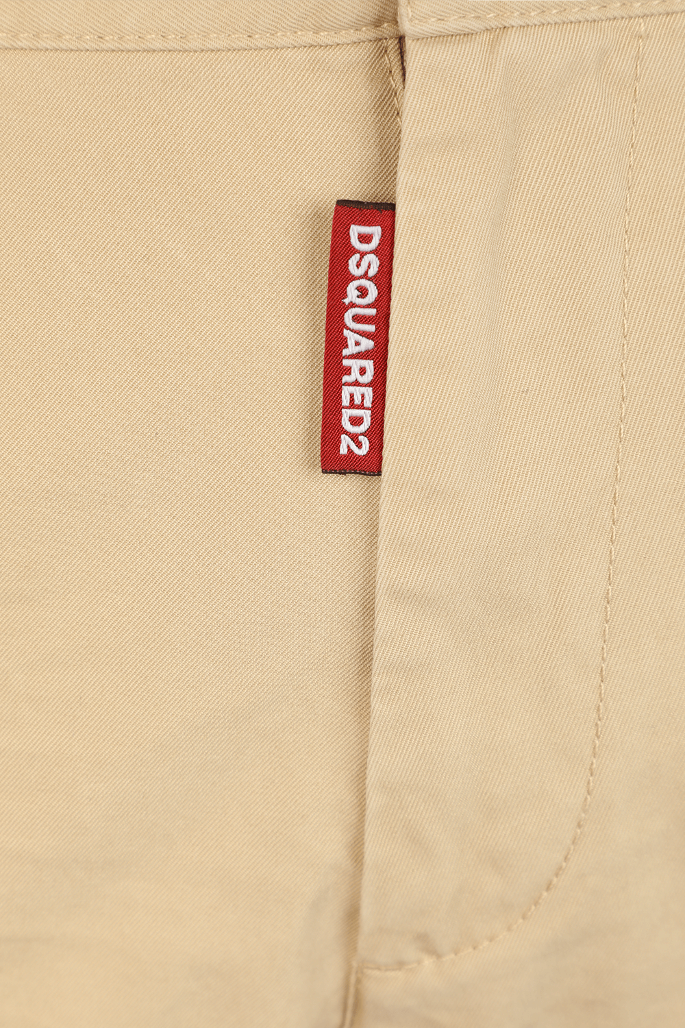 תמונה אחורית של מכנסי קול גיי בגוון בז'