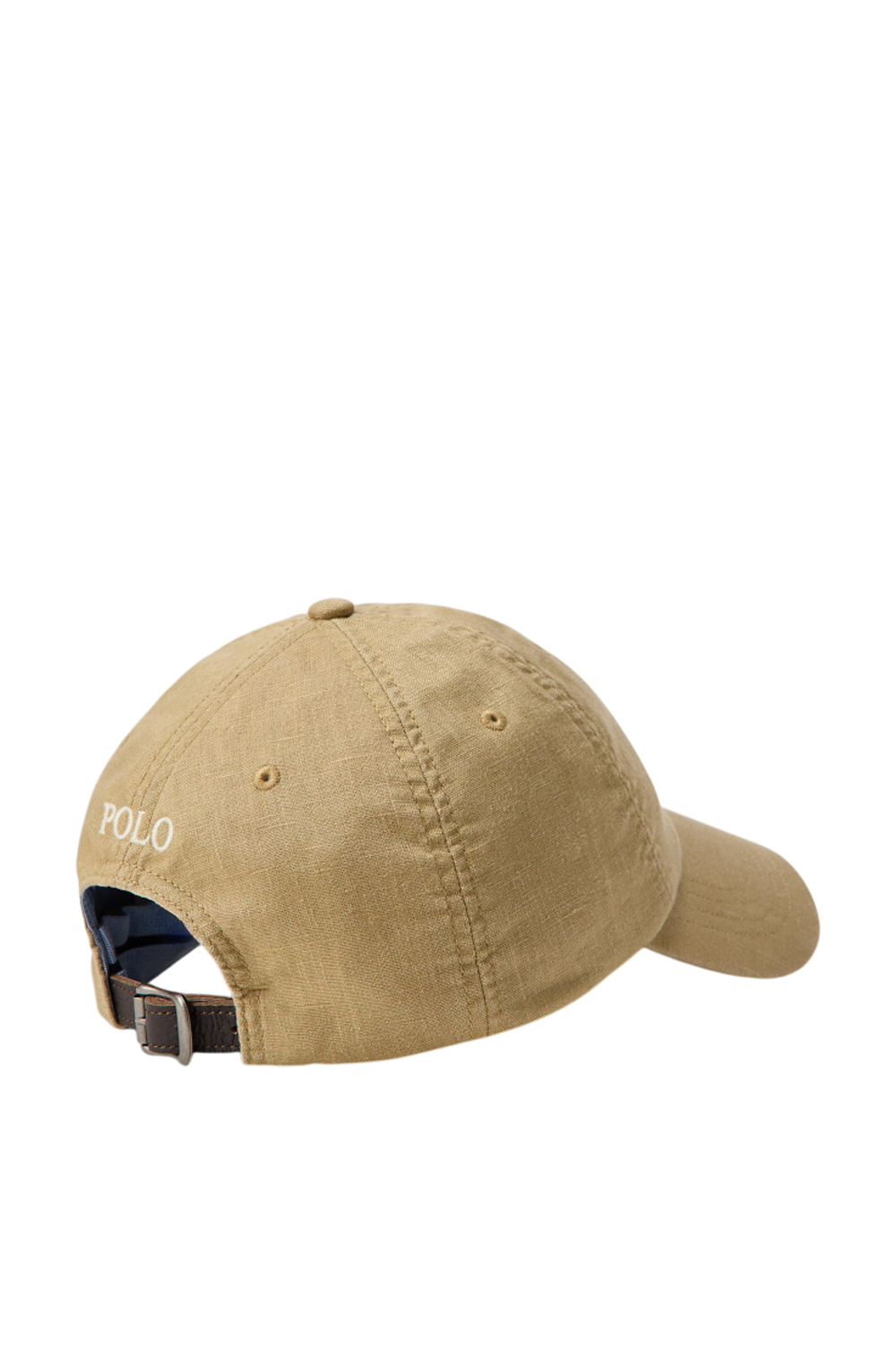 תמונה אחורית של כובע מצחייה פשתן