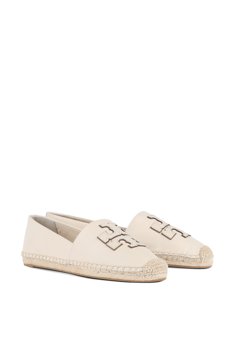 תמונה אחורית של Ines Espadrille Shoes in Cream