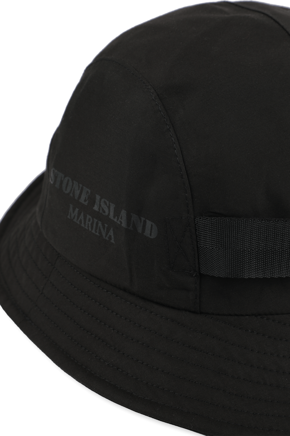 Marina Bucket Hat in Black STONE ISLAND