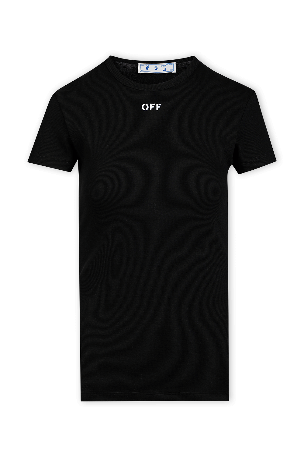 Ribbed T-Shirt in Black OFF WHITE