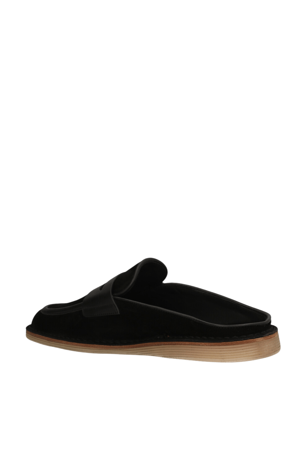 תמונה אחורית של נעלי מיולס זמש