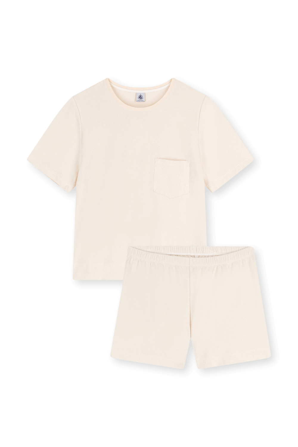 תמונה אחורית של סט פיג'מה קצרה