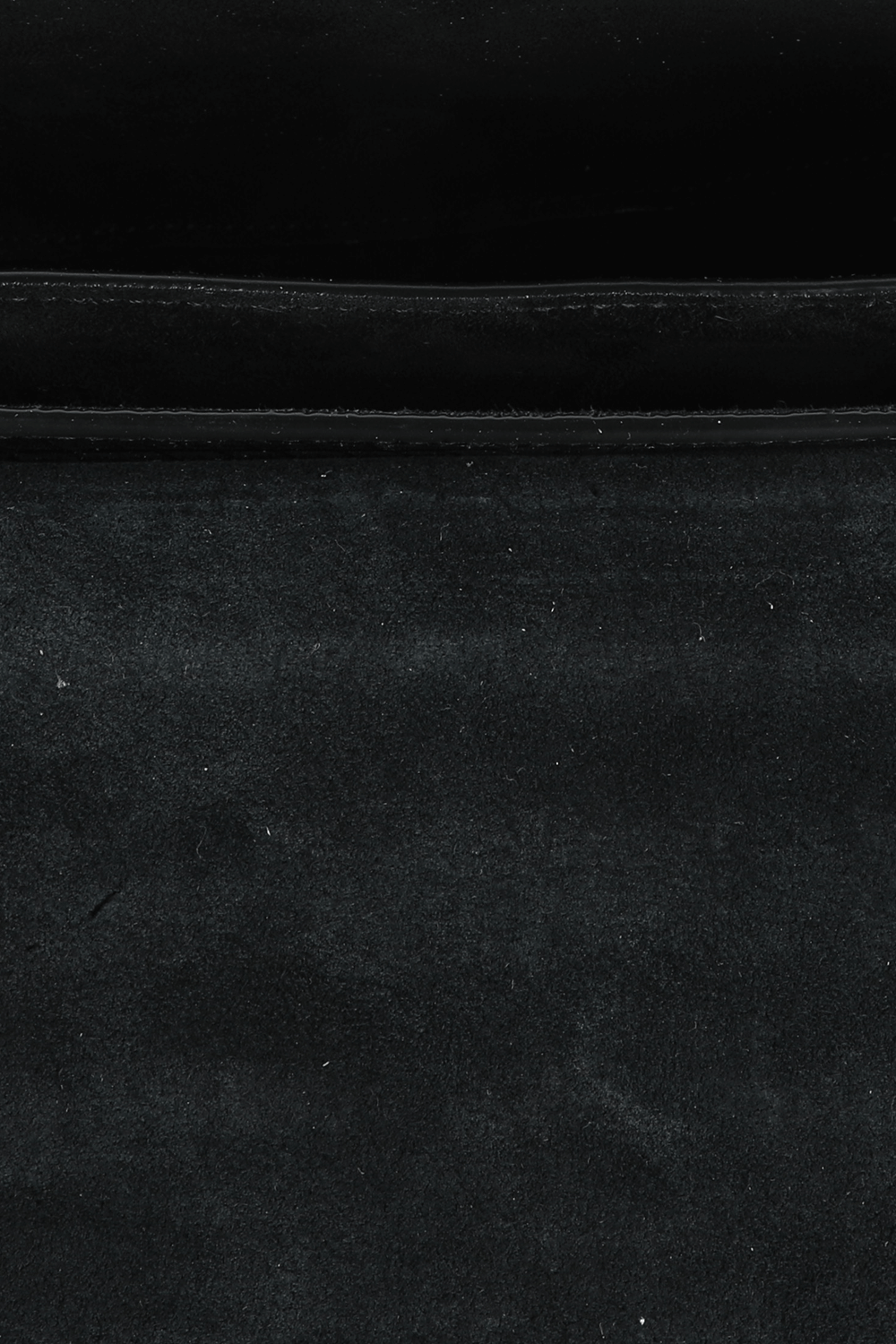 תיק קאיה מעור בגימור קרקו בצבע שחור SAINT LAURENT