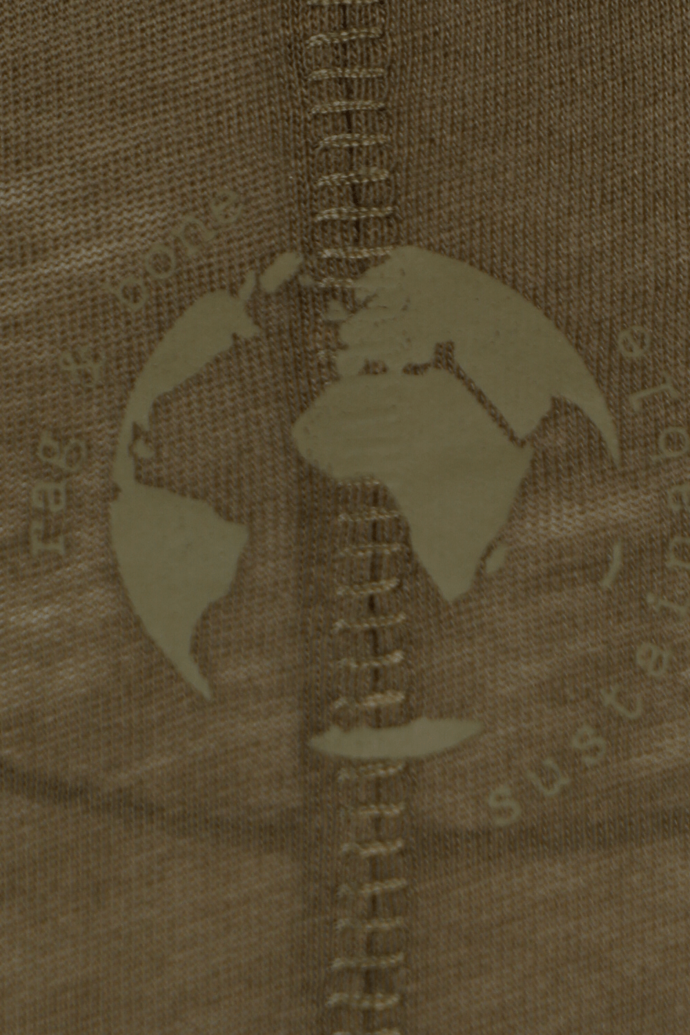 תמונה אחורית של Gaia Jersey Turtleneck in Olive