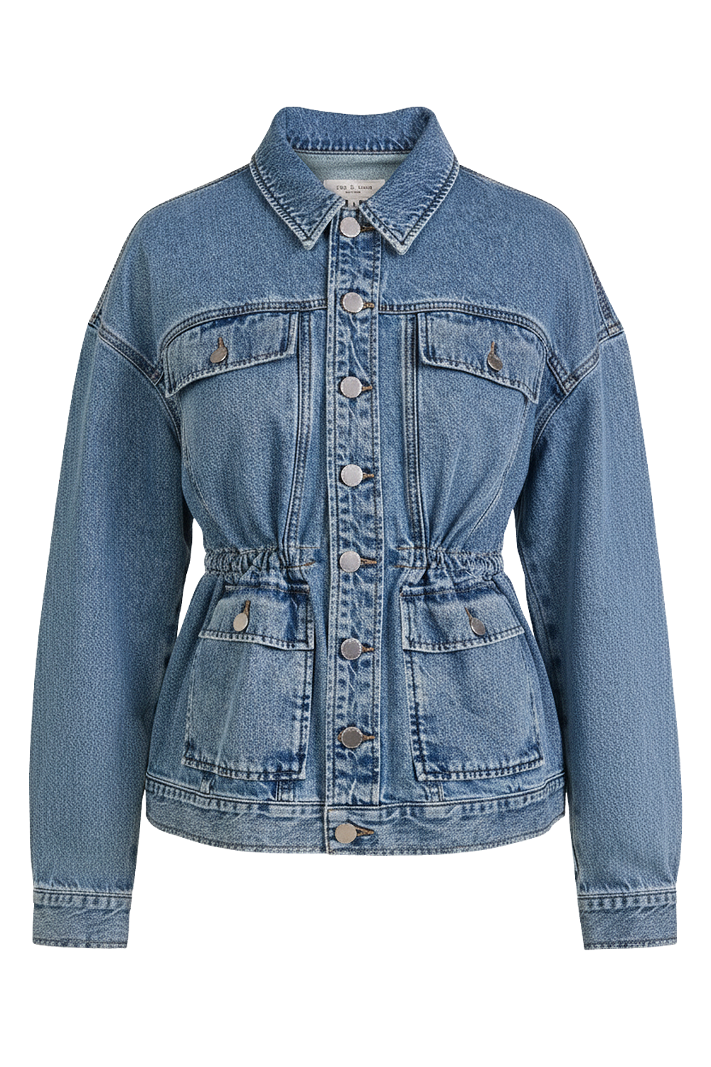 תמונה קידמית של ז'קט ג'ינס