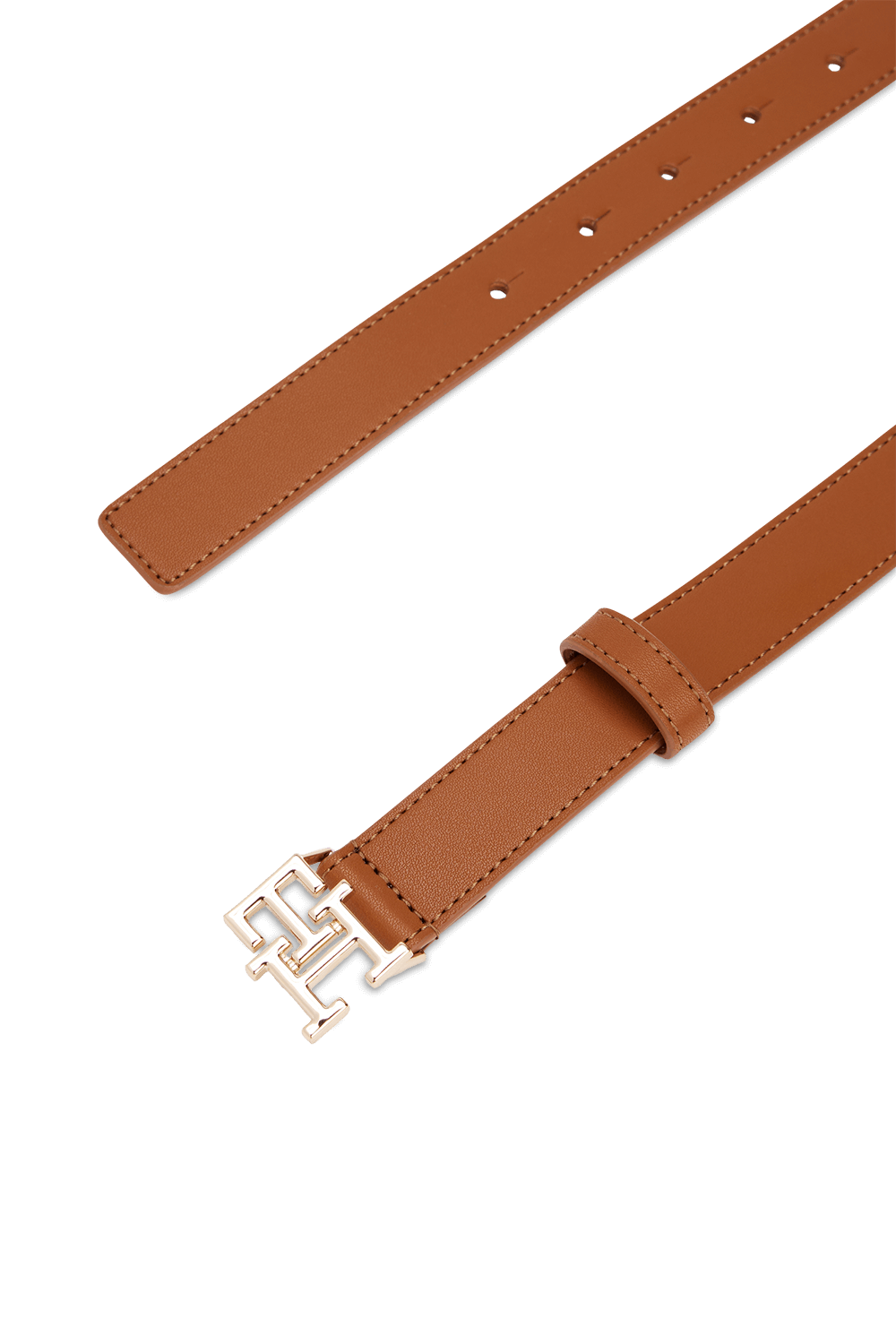 תמונת תקריב של חגורת עור