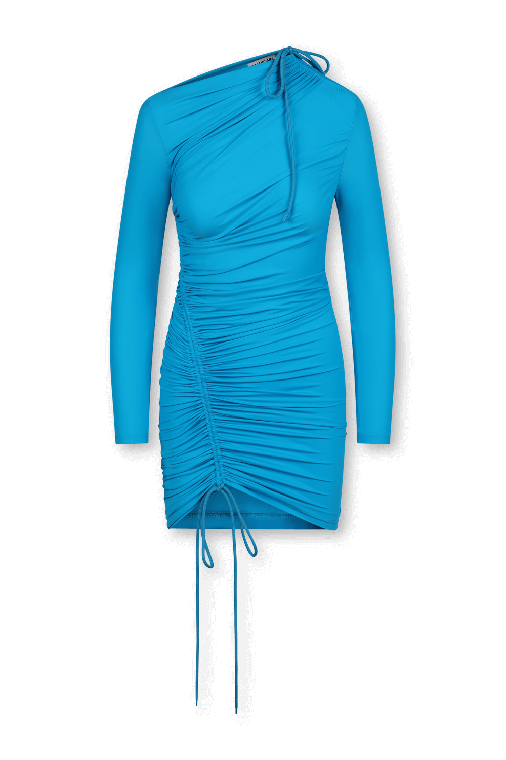 תמונה קידמית של שמלת מיני ספנדקס עם שרוכים