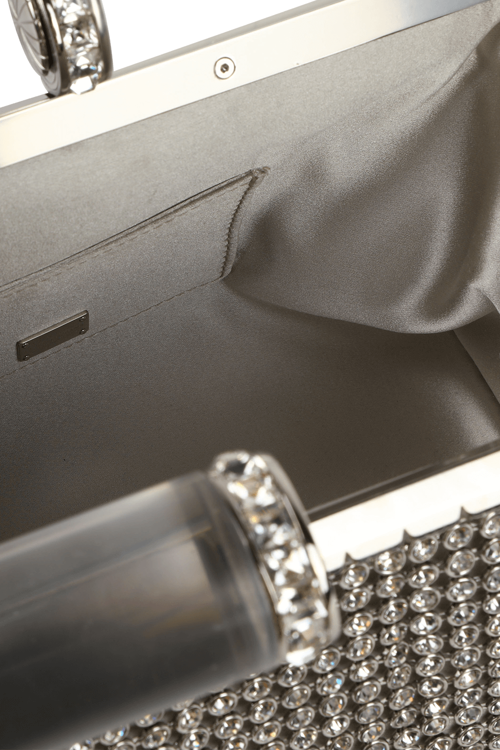 תמונת פנים של תיק צד בובו עם רשת אבני חן