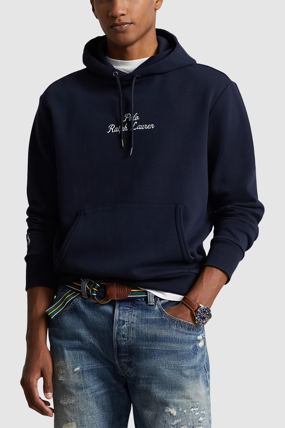 תמונת דוגמן קידמית של סווטשירט קפוצ'ון