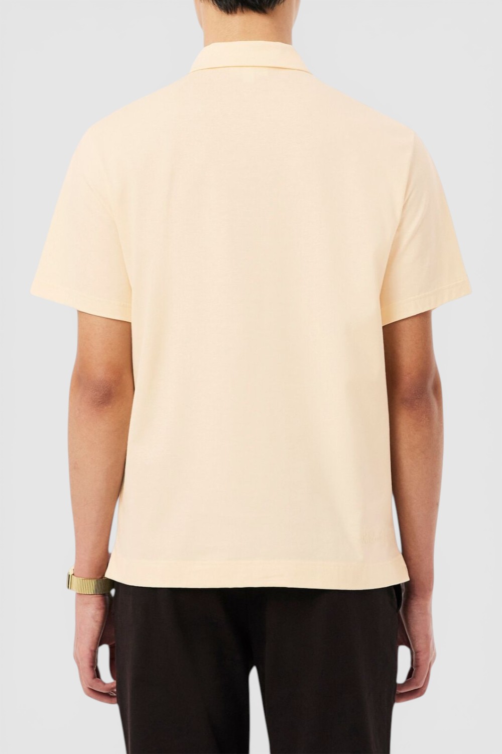 תמונת דוגמן אחורית של חולצת פולו