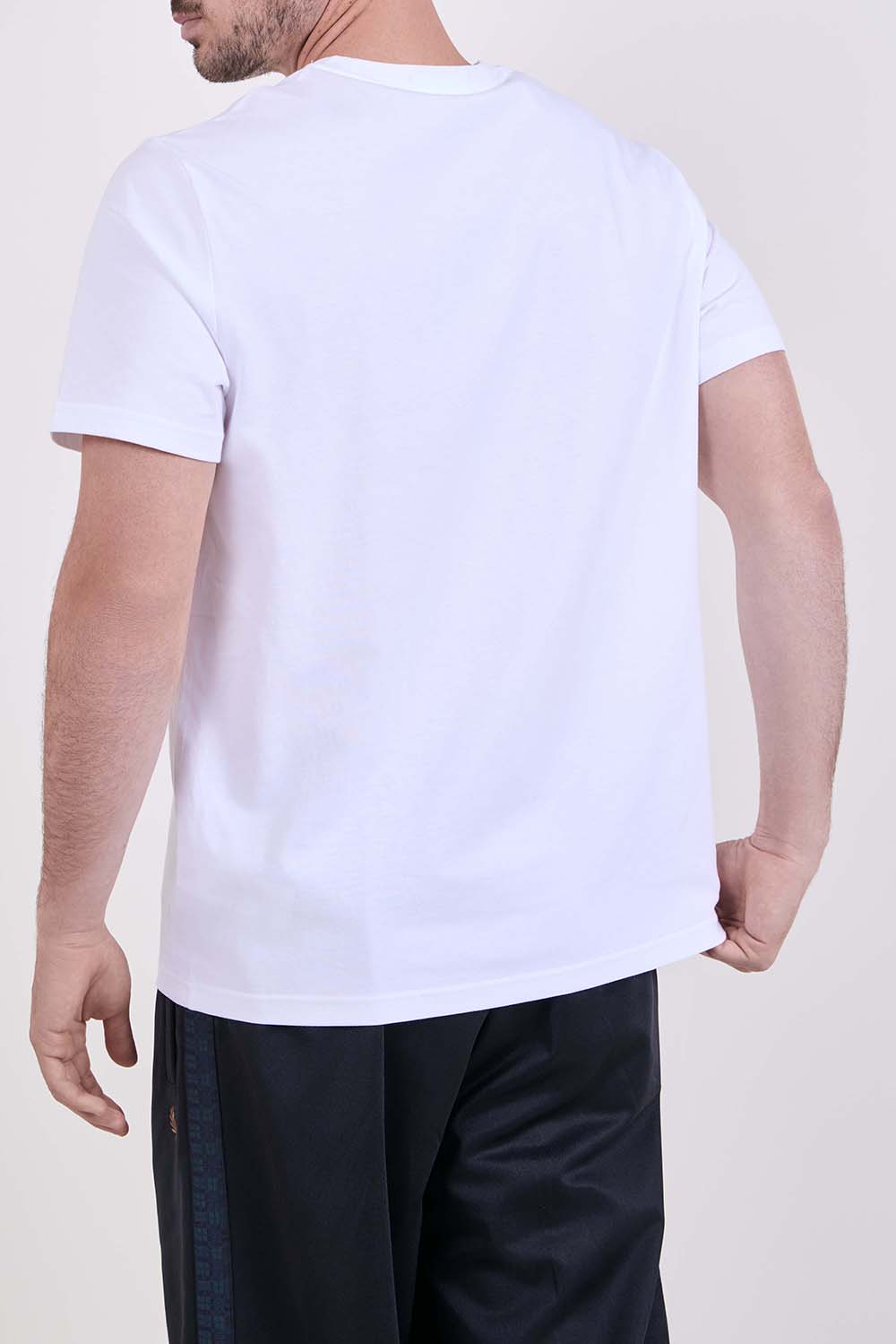 תמונת דוגמן אחורית של חולצת טי