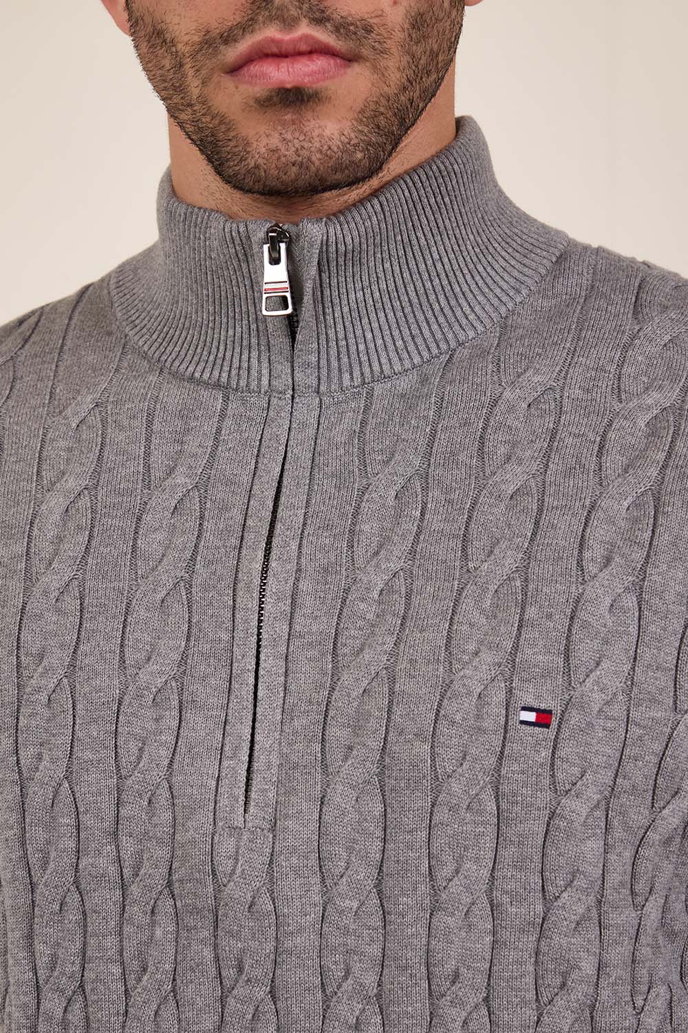 תמונת תקריב דוגמן של סריג כותנה