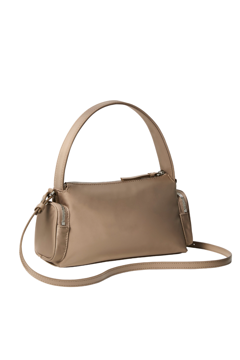 תמונה אחורית של תיק כתף מניילון