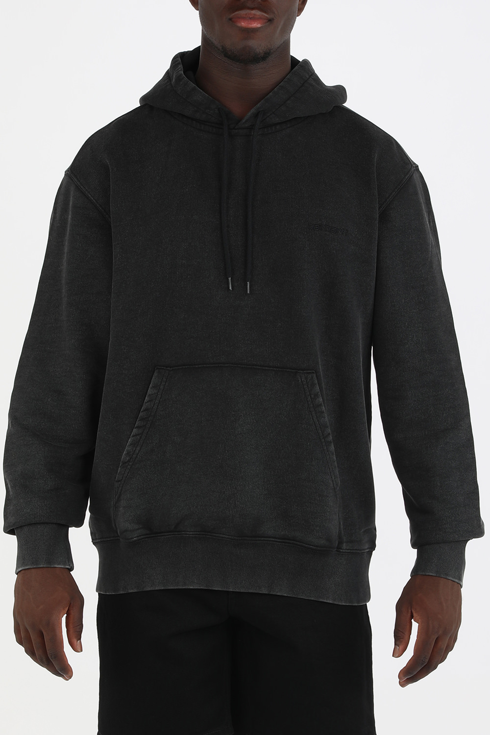 תמונת דוגמן קידמית של Black Hoodie