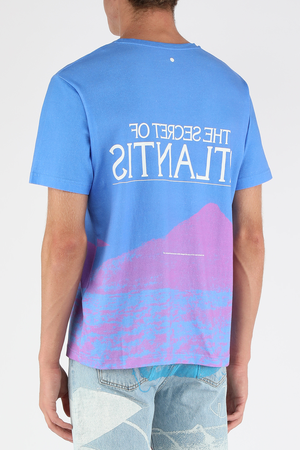 תמונת דוגמן אחורית של חולצת טי גרפית אטלנטיק