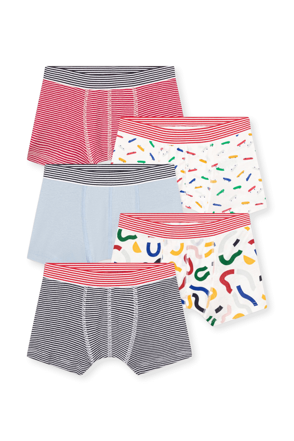 תמונה קידמית של מארז חמישיית תחתוני בוקסר