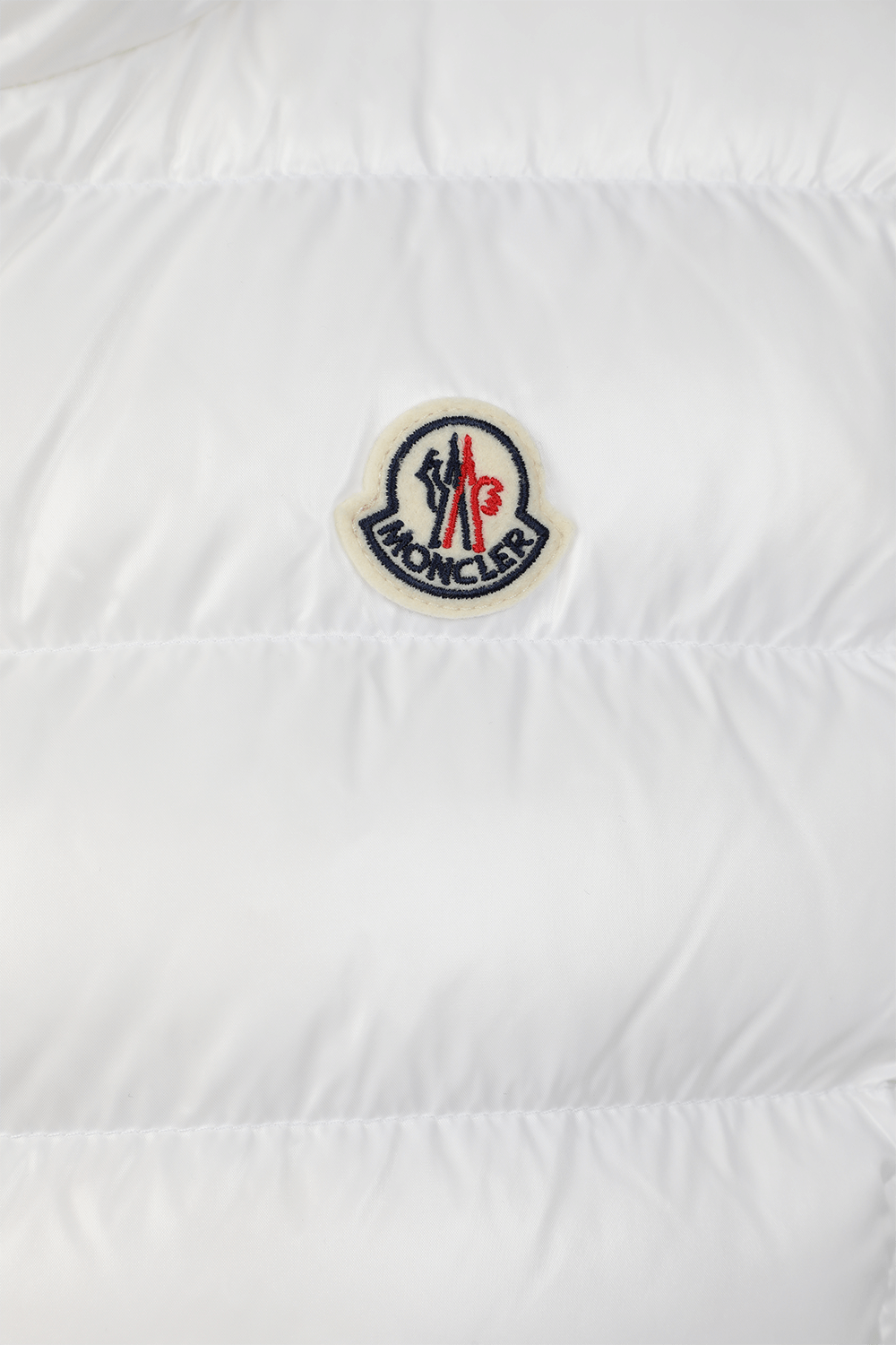 תמונה אחורית של מעיל וסט גאני בגוון לבן