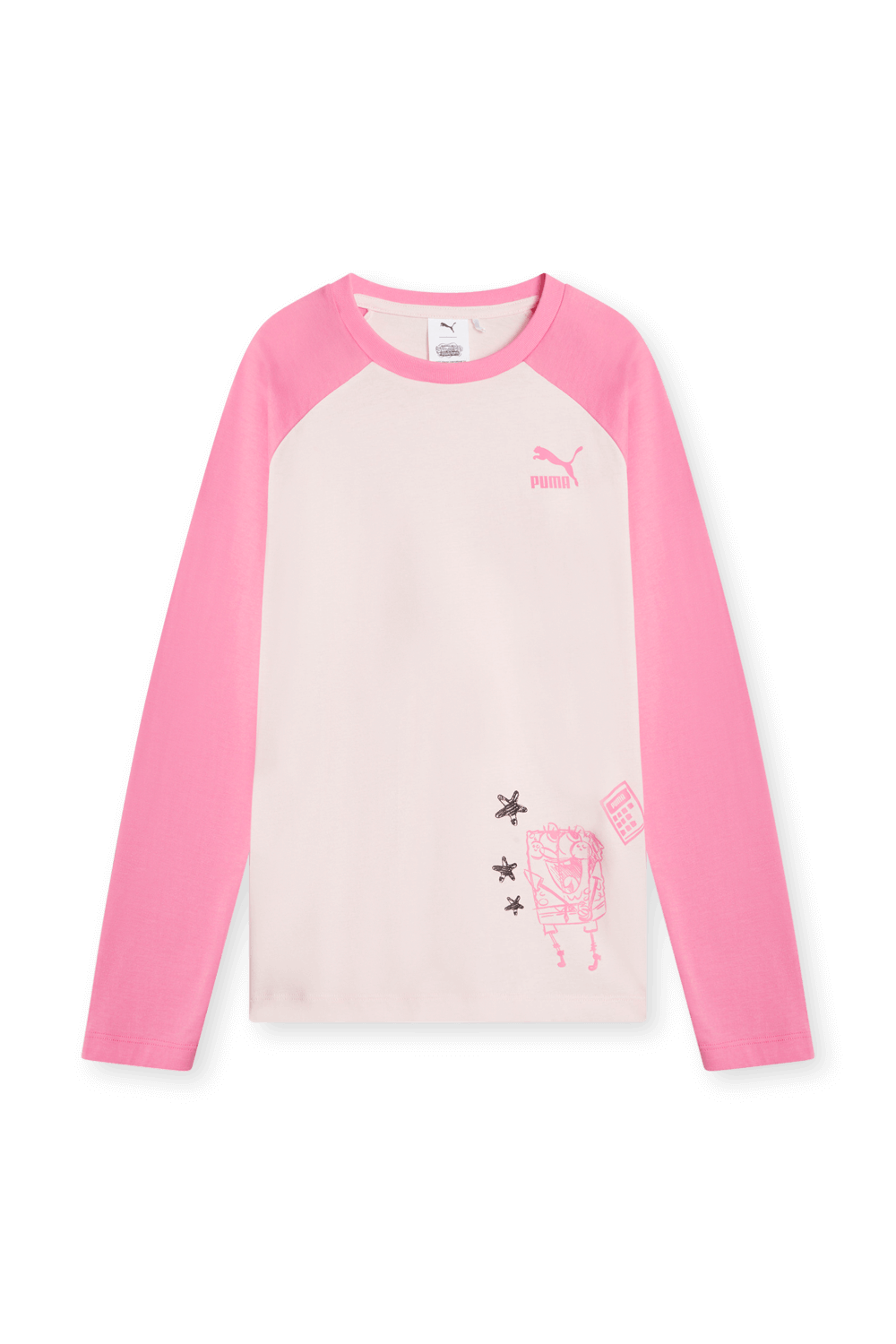 תמונה קידמית של פומה X בובספוג חולצת טי ארוכה - גילאי 7-16 שנים