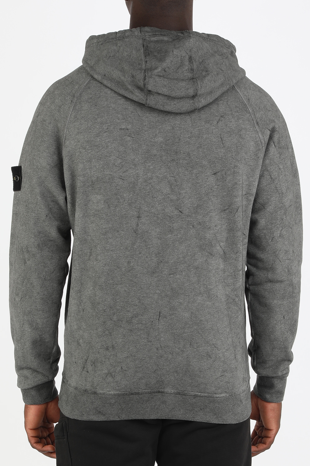 תמונת דוגמן אחורית של Urban Hoodie Sweatshirt in Grey