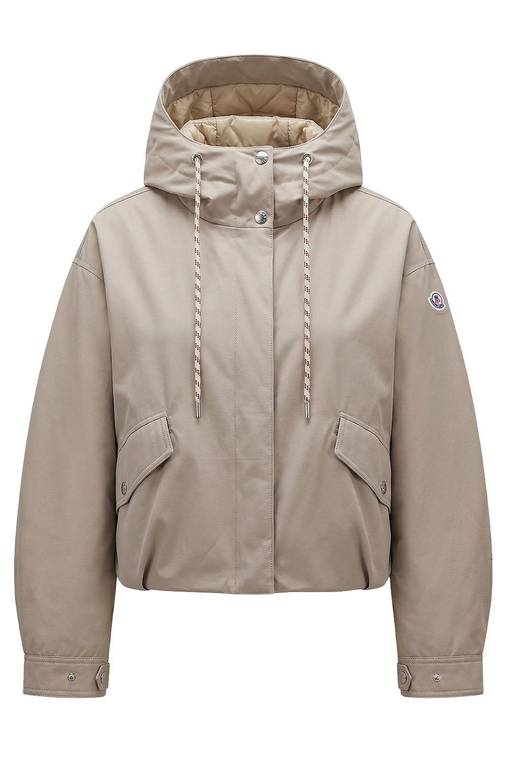 תמונה קידמית של מעיל קרופ בגזרת אוברסייז