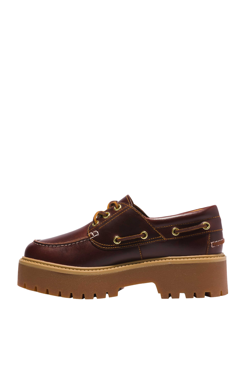 תמונה אחורית של נעלי מוקסינים