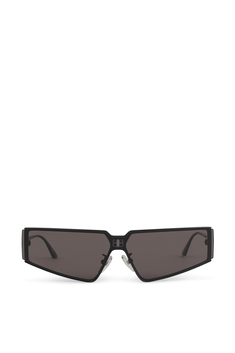 תמונה קידמית של משקפי שמש בצללית מלבנית