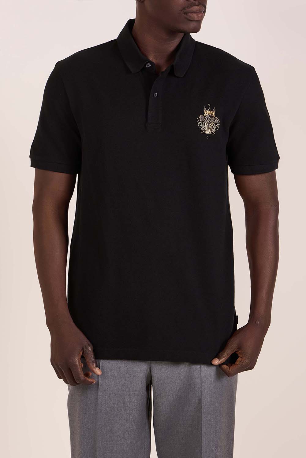 תמונת דוגמן קידמית של חולצת פולו