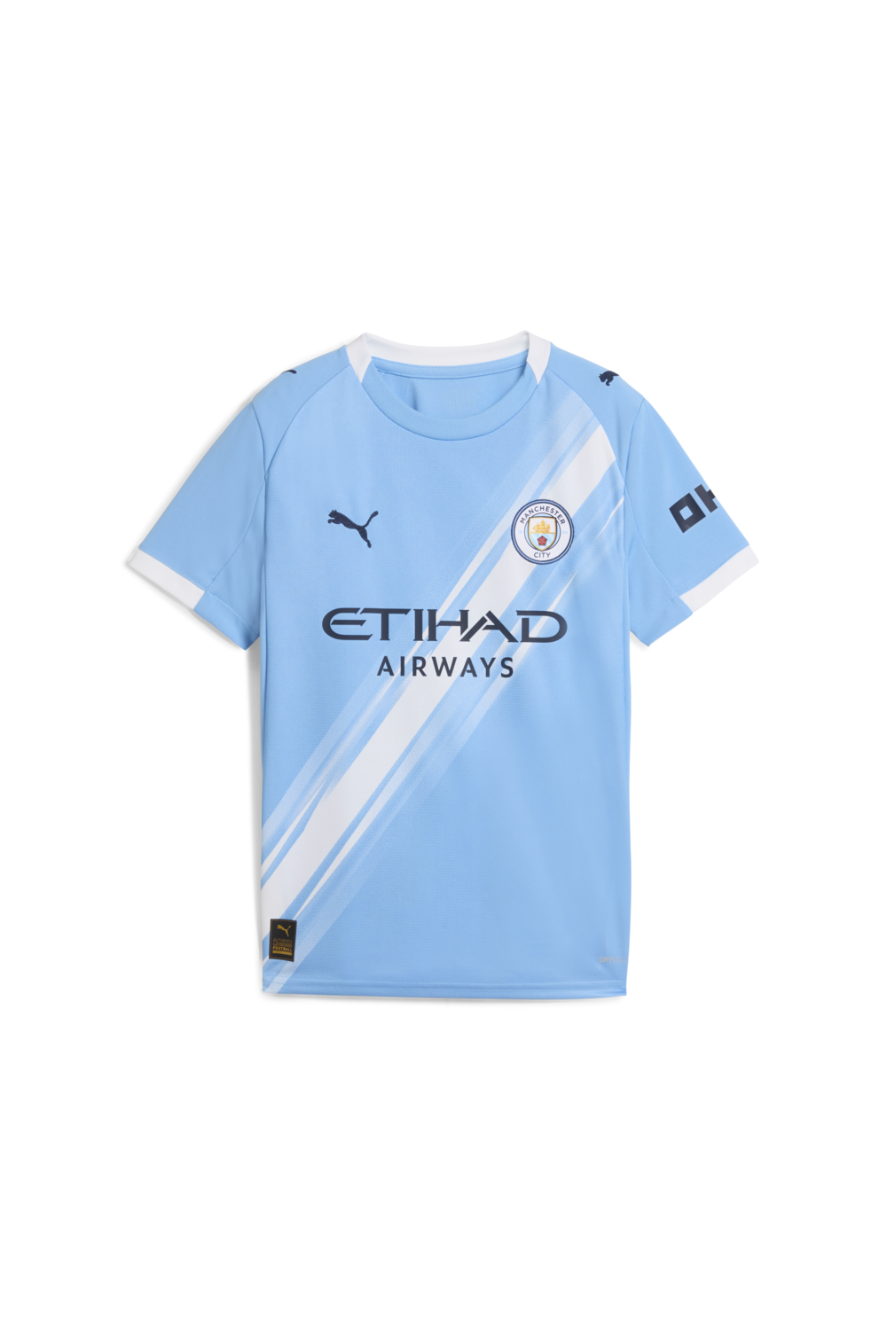 תמונה קידמית של חולצת הבית מנצ׳סטר סיטי 2025-26