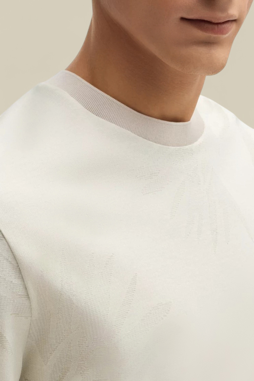 תמונת תקריב דוגמן של חולצת טי