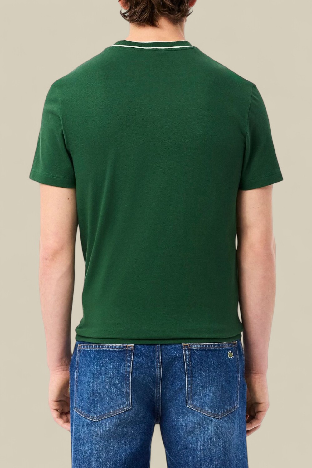 תמונת דוגמן אחורית של חולצת טי פיקה