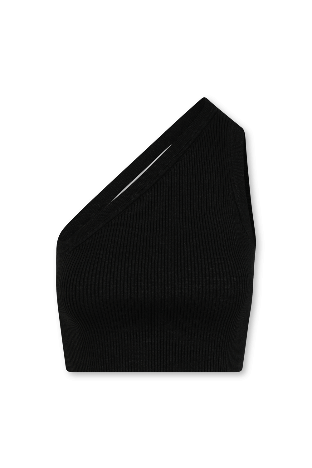 תמונה קידמית של קרופ טופ מייל אסקו שחור