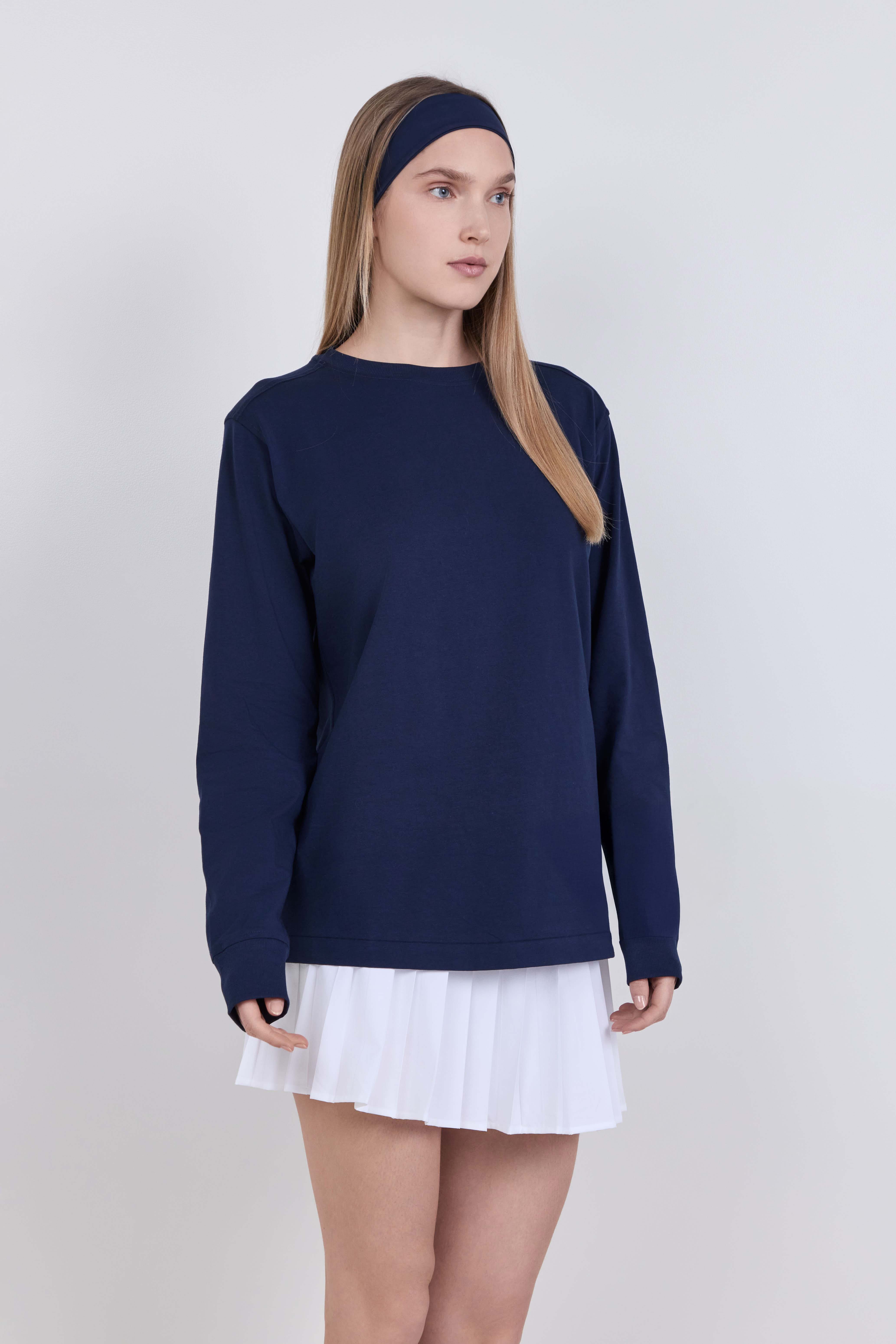 תמונת דוגמן קידמית של All Yours Organic Cotton Long-Sleeve Shirt