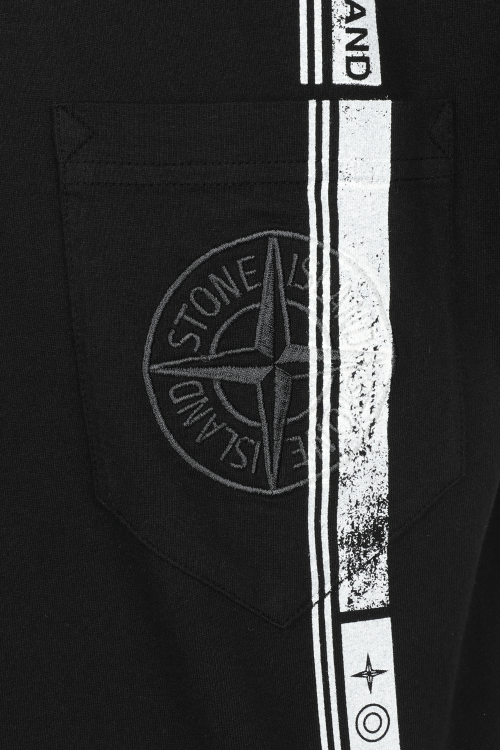 תמונה אחורית של Pocket Logo T Shirt in Black