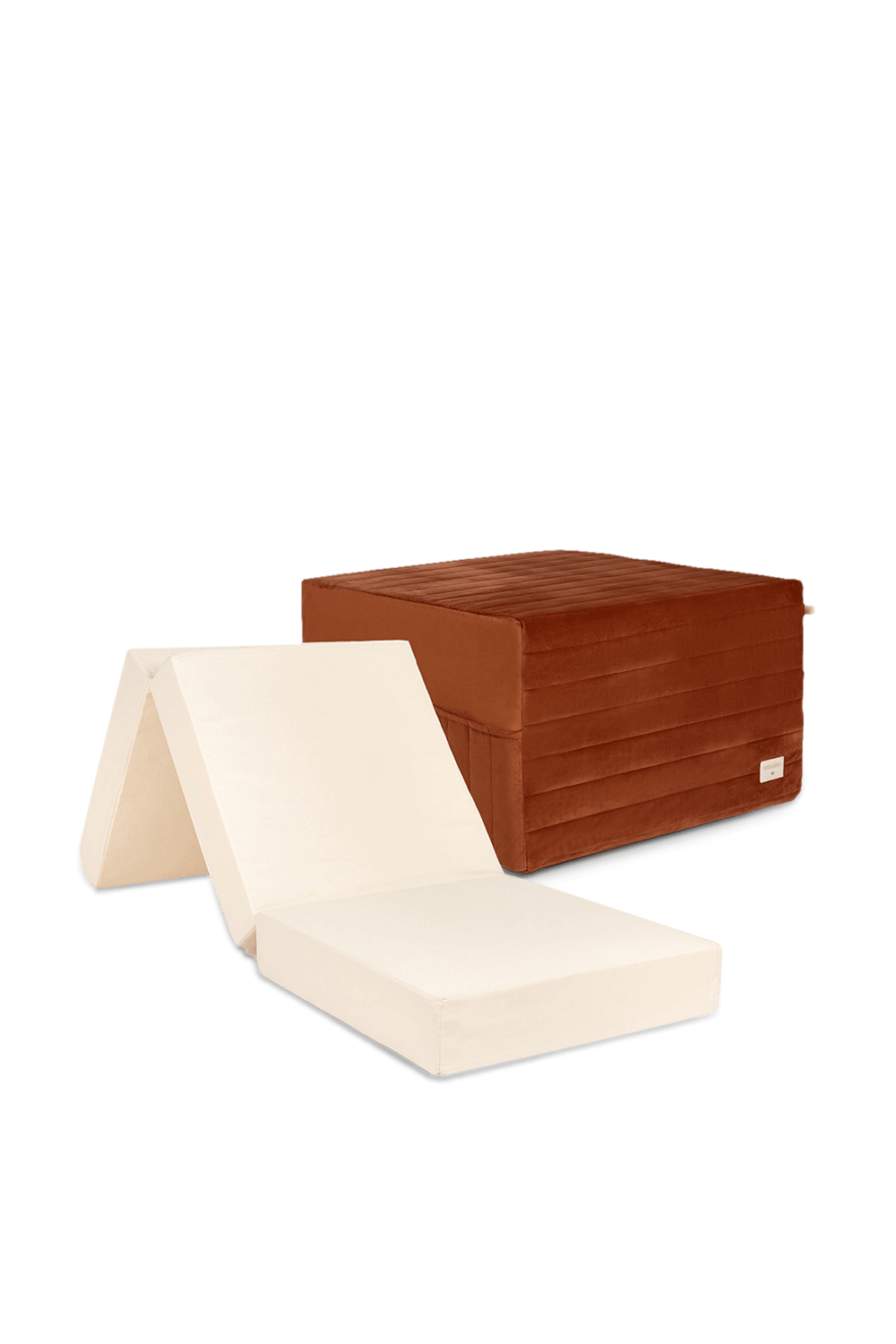 מזרן נפתח שלושה שלבים תמונה אחורית של מזרן נפתח שלושה שלבים