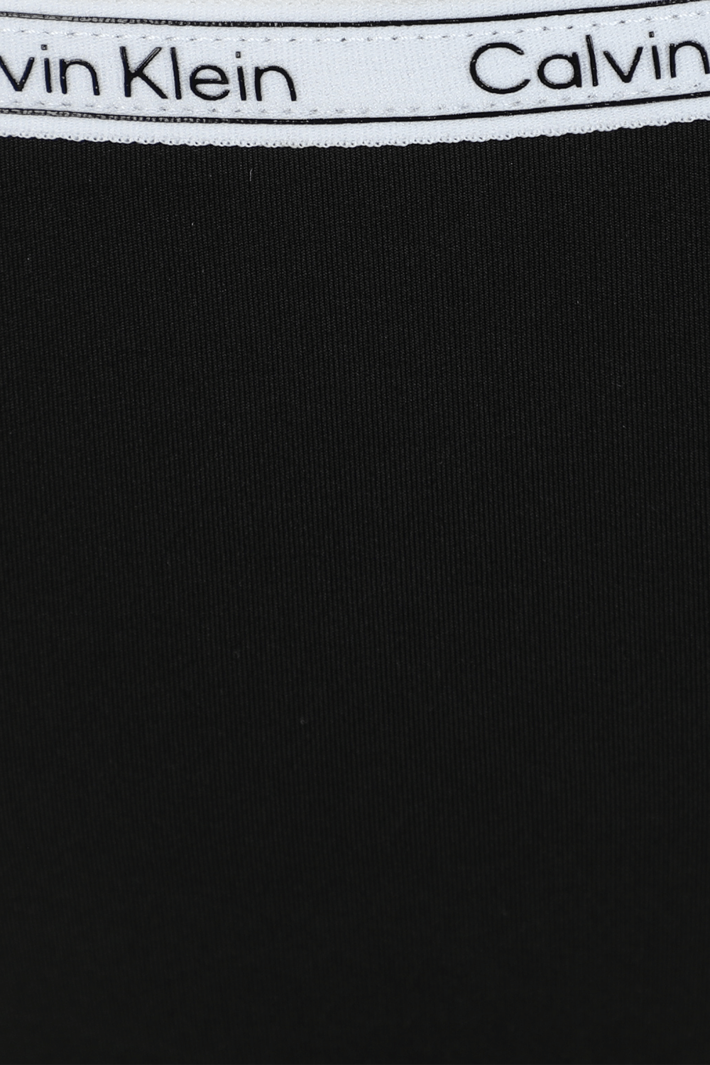 תחתוני בגד ים שחורים עם רצועת לוגוטייפ CALVIN KLEIN