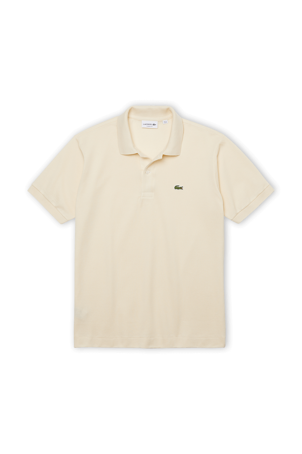 תמונה קידמית של Classic Fit Polo Shirt in Yellow
