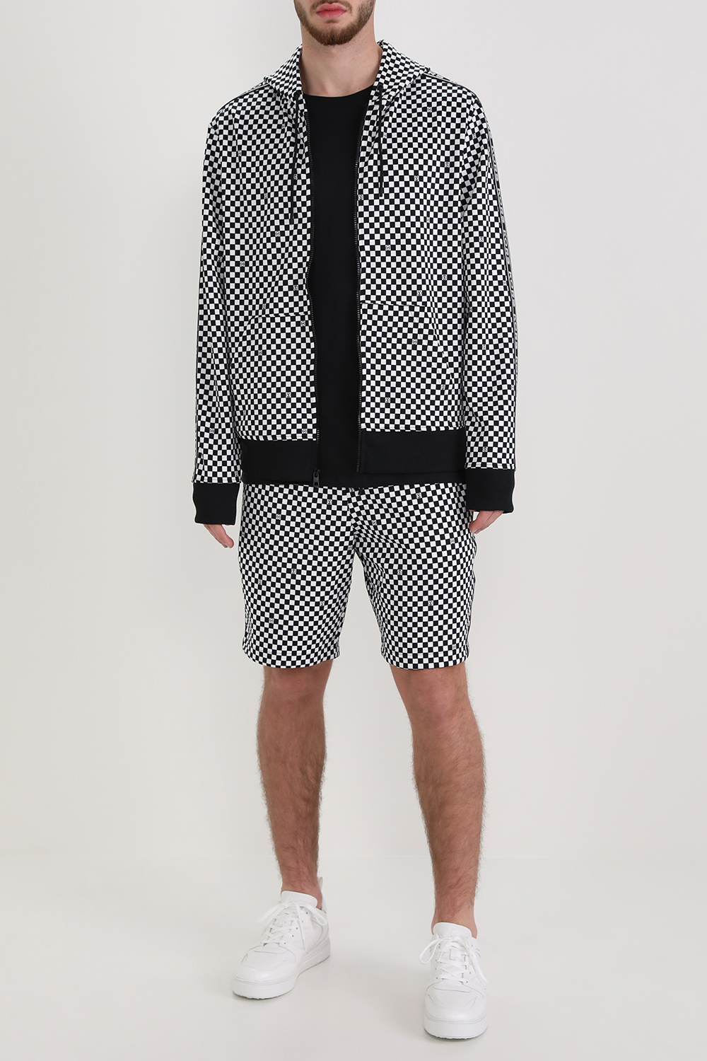 תמונת דוגמן קידמית של נעלי סניקרס בקסטר מעור